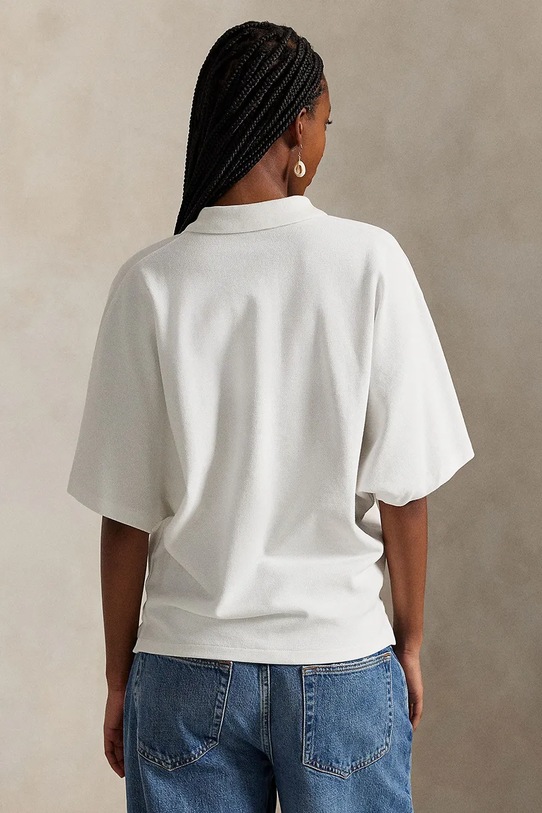 Polo Ralph Lauren polo bawełniane 211A96270 biały SS26