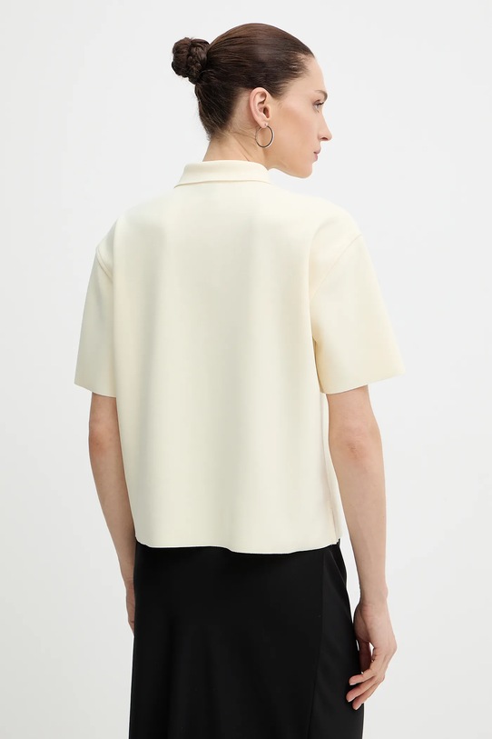 Ρούχα Πόλο Calvin Klein LV044E241G μπεζ