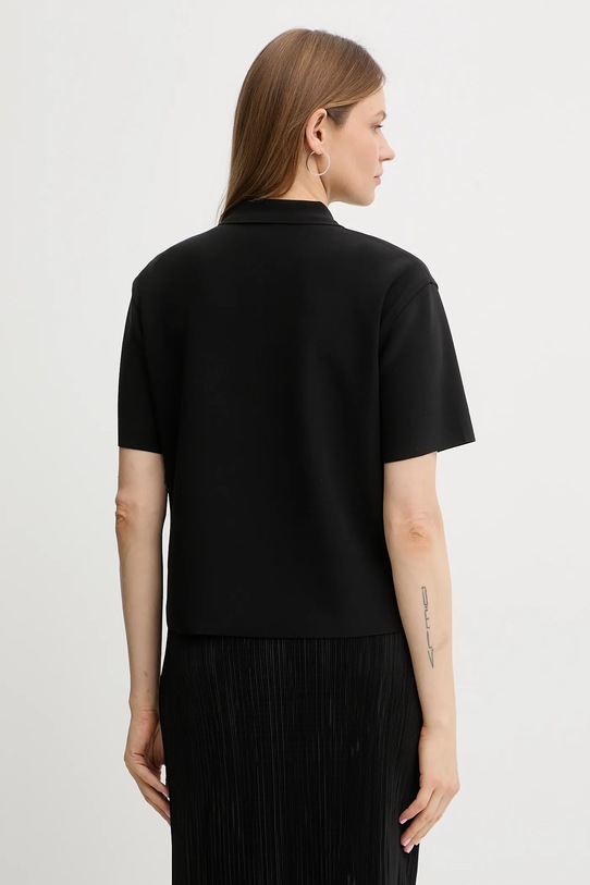 Odzież Calvin Klein polo LV044E241G czarny