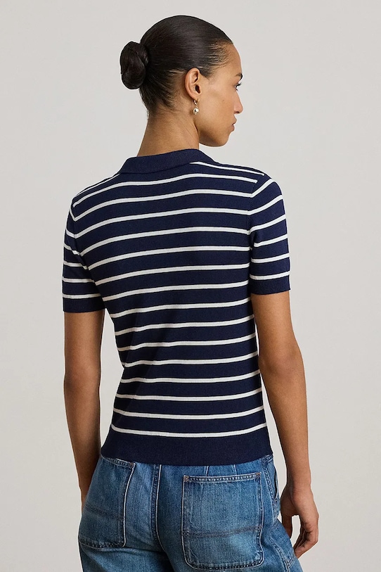 Lauren Ralph Lauren polo 200P03506 granatowy SS26