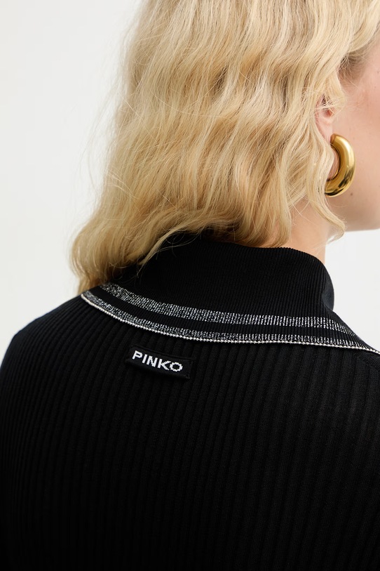 Pinko tričko dámske s bavlnou 106287.A343 čierna