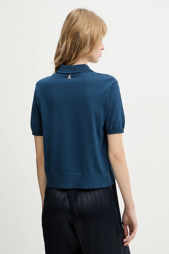 Odzież Patrizia Pepe polo 8K0408.K027 niebieski