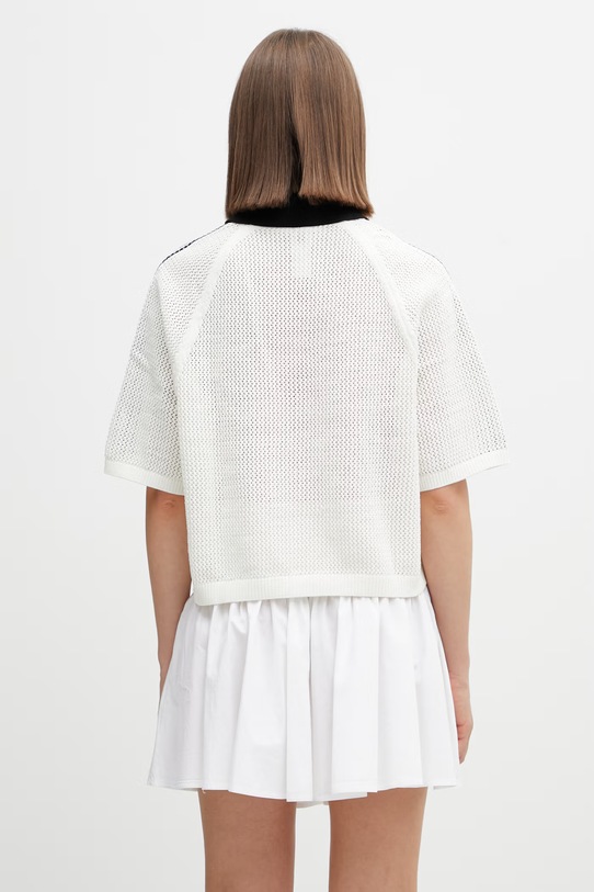 Odzież adidas Originals Crochet polo swetrowe damskie KC6490 beżowy