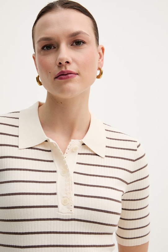 Mos Mosh polo Caliz brązowy 176710