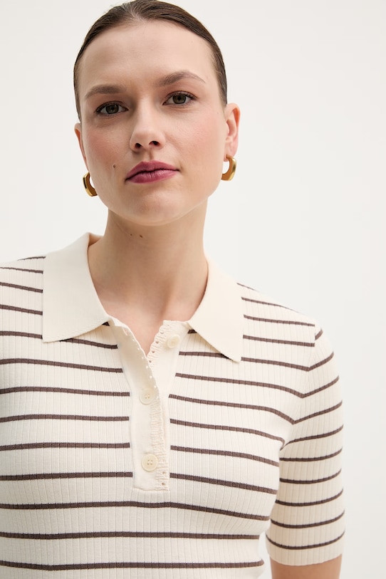 Mos Mosh polo Caliz brązowy 176710