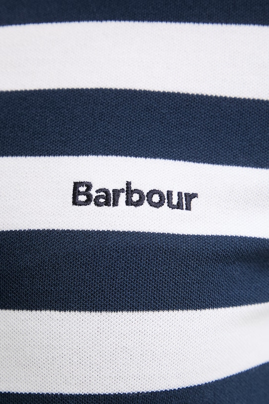 Barbour polo damskie bawełniane Ashbourne LML0887 granatowy
