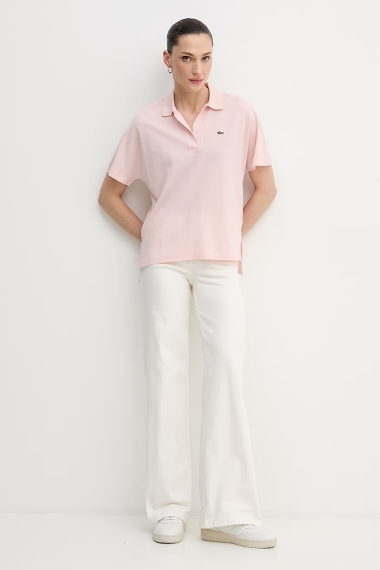 Lacoste polo PF1123 różowy SS26