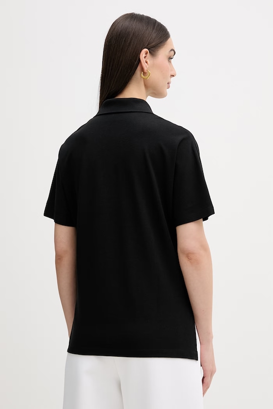 Ρούχα Πόλο Lacoste PF1123 μαύρο