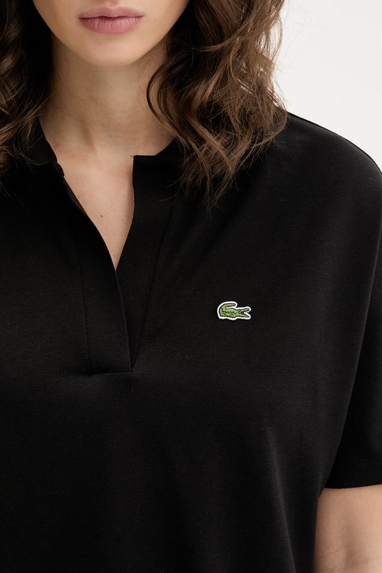 Lacoste polo czarny PF1123