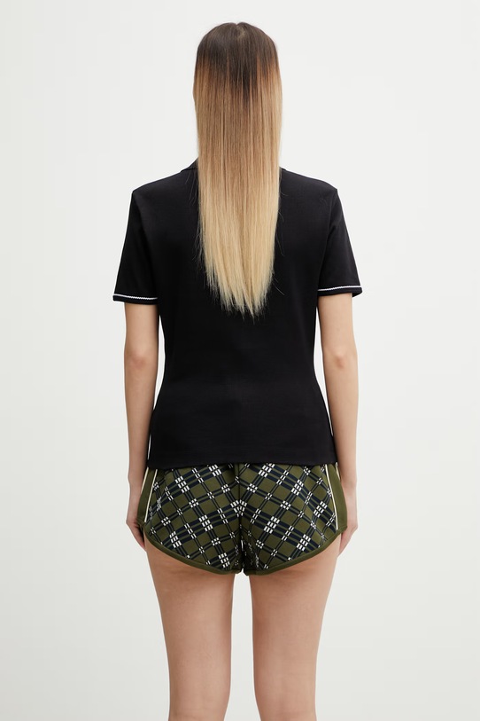 Odzież Marine Serre polo bawełniane z elastanem damskie WSI038ACJER0011 czarny