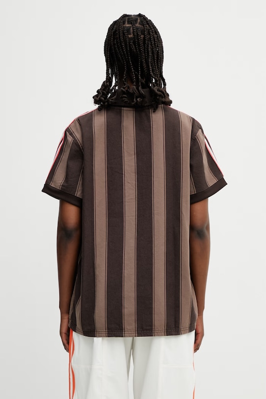 Clothing adidas Originals polo shirt cotton women's KD5450 brown