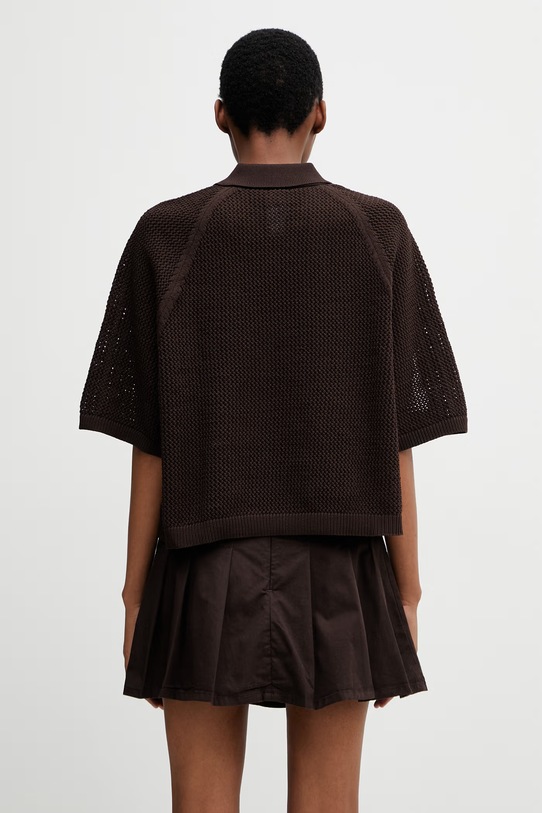 Odzież adidas Originals polo swetrowe damskie KE0198 brązowy