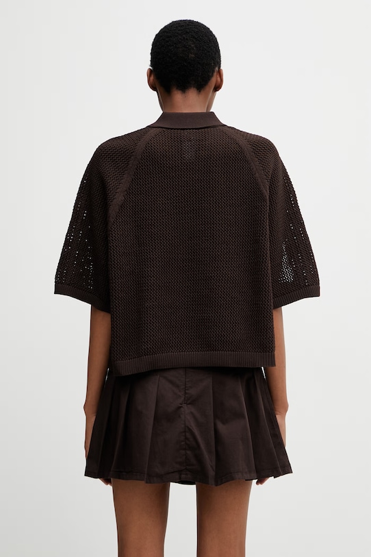 Odzież adidas Originals polo swetrowe damskie KE0198 brązowy