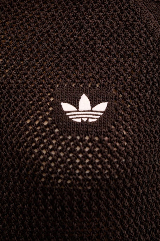 adidas Originals svetrové polo dámské KE0198 hnědá