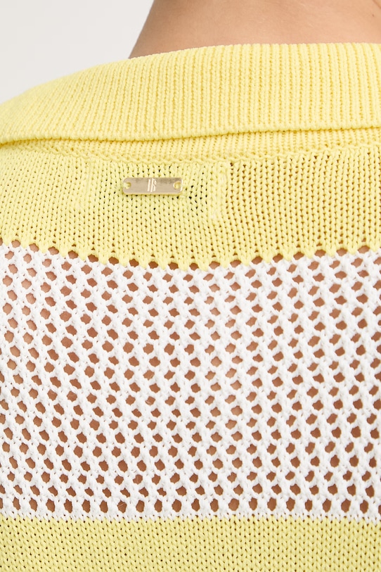 Fracomina polo damskie FJ26ST7004K417O7 żółty