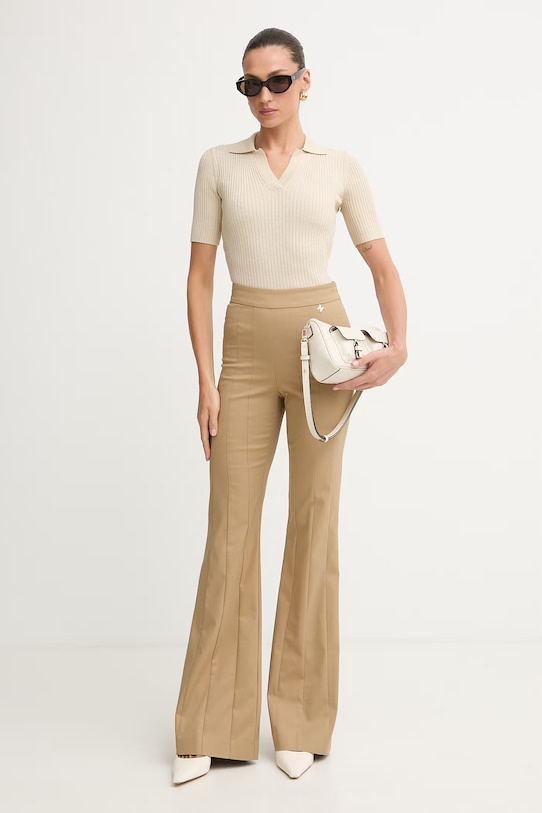 Fracomina polo damskie FS26ST7001K564Q7 beżowy SS26