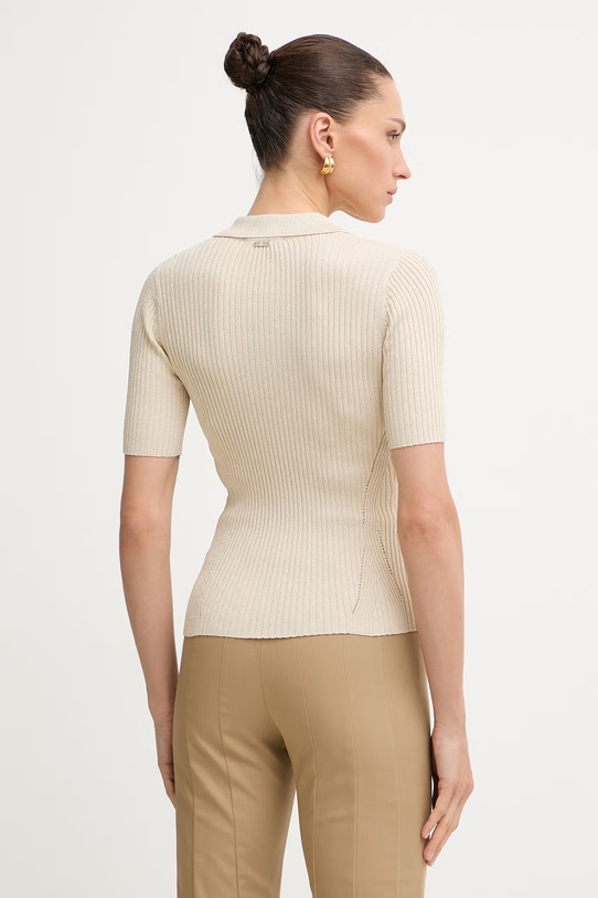 Odzież Fracomina polo damskie FS26ST7001K564Q7 beżowy