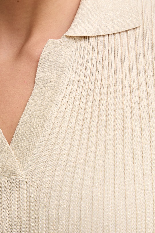 Fracomina polo damskie FS26ST7001K564Q7 beżowy