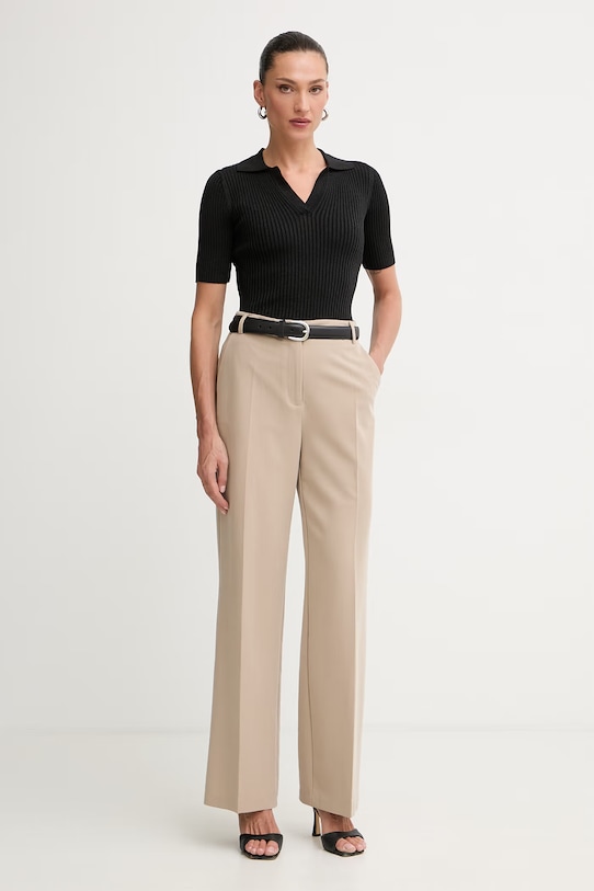 Fracomina polo damskie FS26ST7001K564Q7 czarny SS26