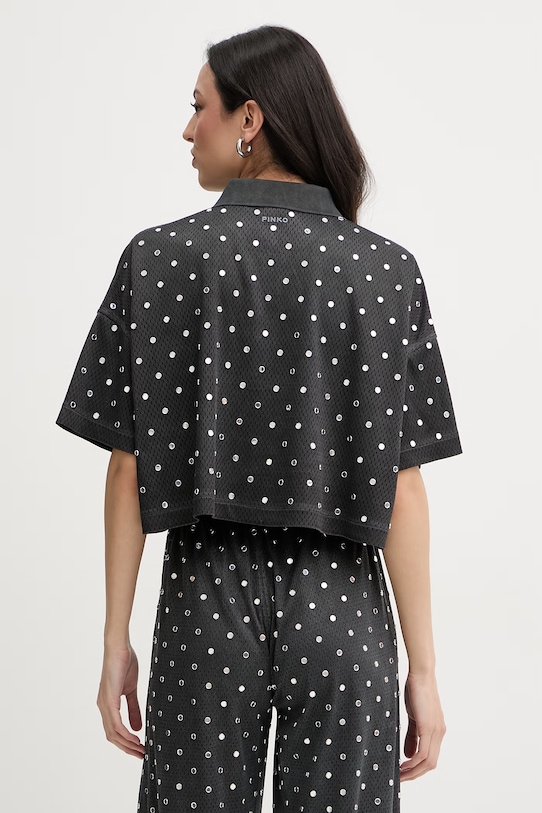 Odzież Pinko polo damskie 106855.A3BC szary