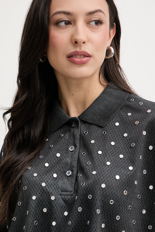 Pinko polo damskie szary 106855.A3BC