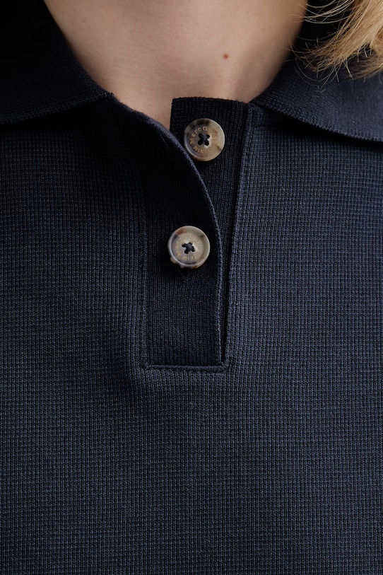 Marc O'Polo πόλο γυναικείο βαμβακερό 5000008220 σκούρο μπλε