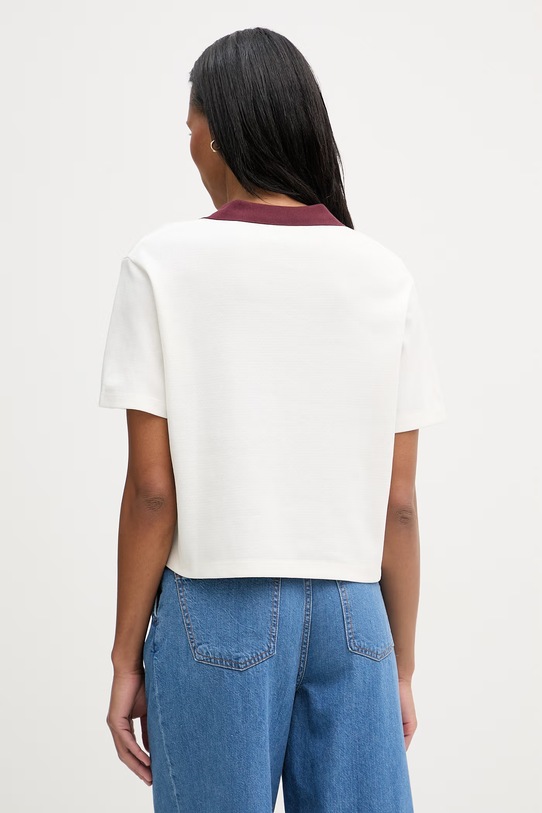 Ρούχα Marc O'Polo πόλο γυναικείο βαμβακερό 5000009668 μπεζ