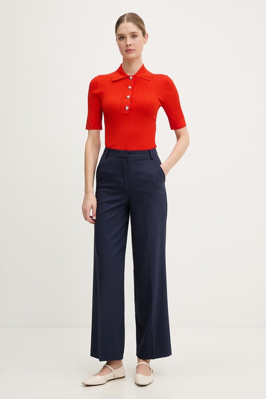 Fusalp polo damskie z wiskozą VERA F1114 pomarańczowy SS26