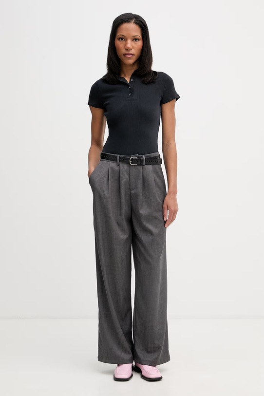 Levi's polo damskie z bawełną RORY SS 005JQ.0001 czarny SS26