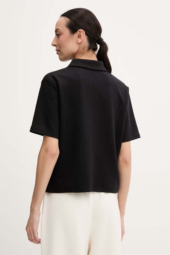 Ρούχα Πόλο Guess CLARA V6GP12.K3044 μαύρο