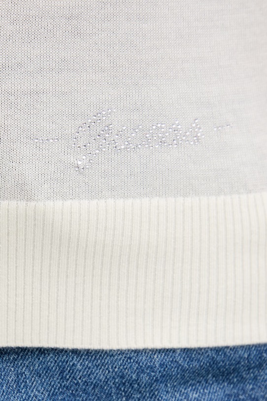 Guess polo damskie wełniane W6GR03.Z0583 beżowy