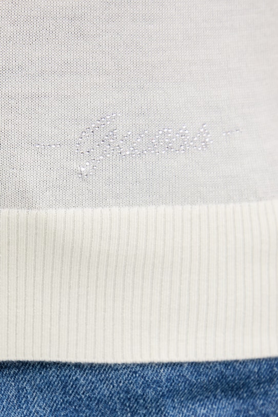 Guess polo damskie wełniane W6GR03.Z0583 beżowy