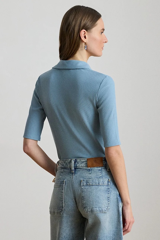 Lauren Ralph Lauren тениска с яка дамска 200P10120 син SS26