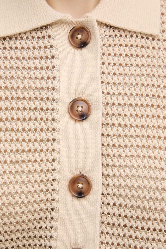 Marc Aurel polo damskie z wiskozą 8352A11132 beżowy