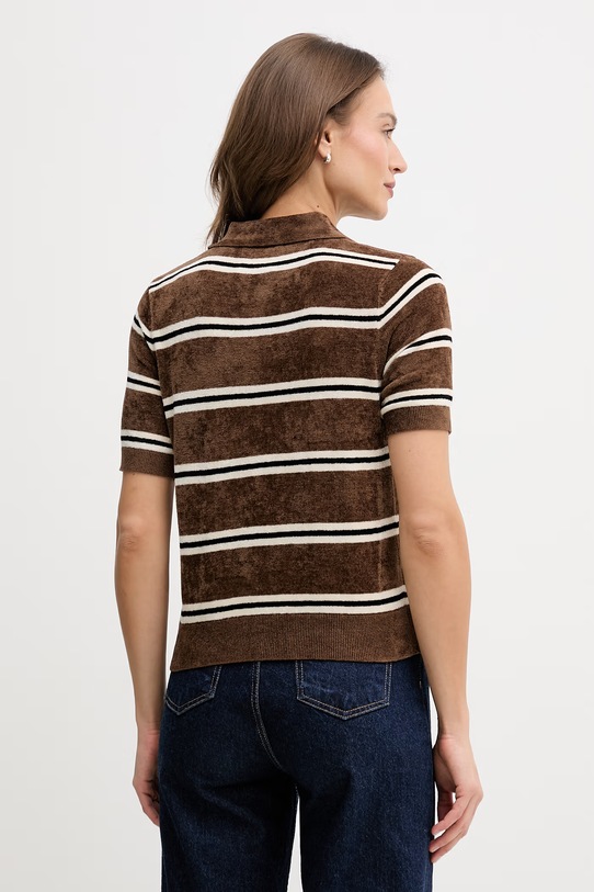 Odzież OUI polo damskie 96760 brązowy