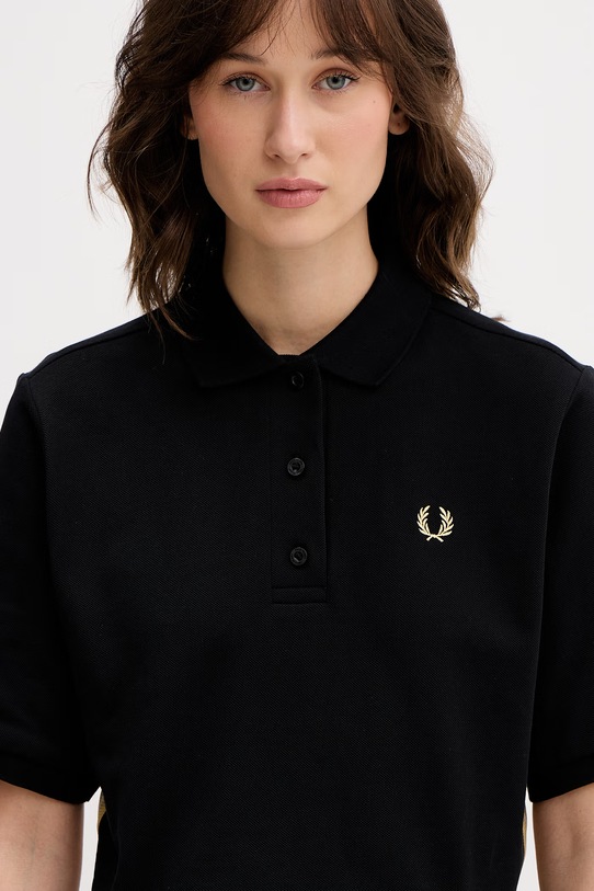 Fred Perry polo bawełniane czarny G2170