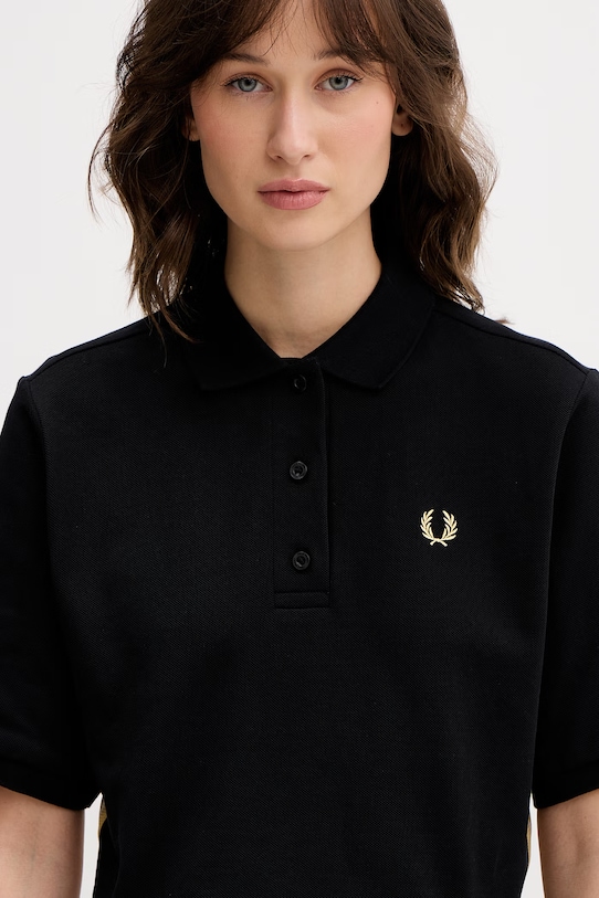 Fred Perry polo bawełniane czarny G2170
