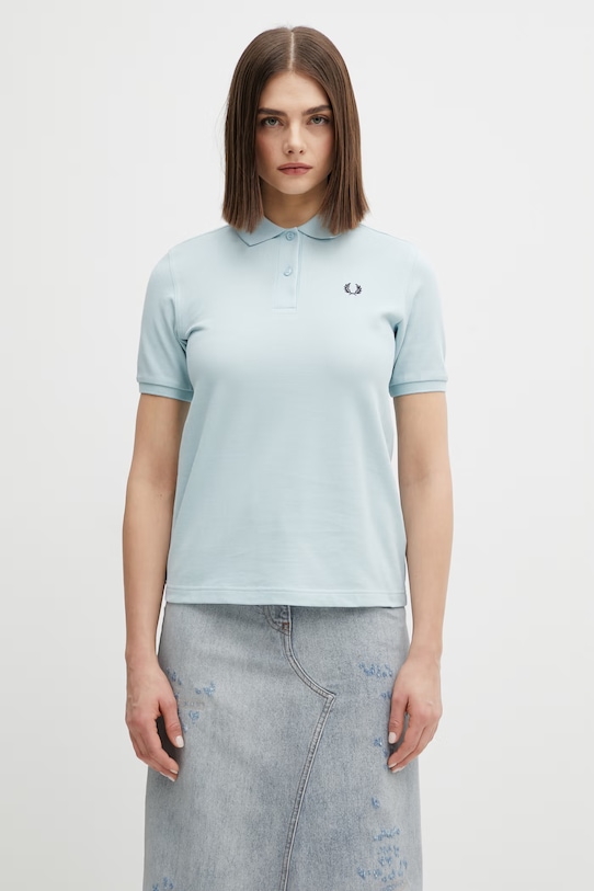 Fred Perry polo de bumbac bumbac albastru G6000