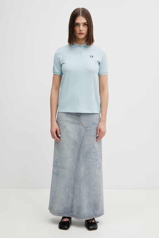 Fred Perry polo de bumbac G6000 albastru