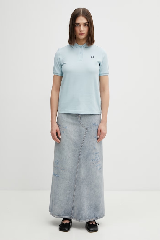 Fred Perry polo de bumbac G6000 albastru