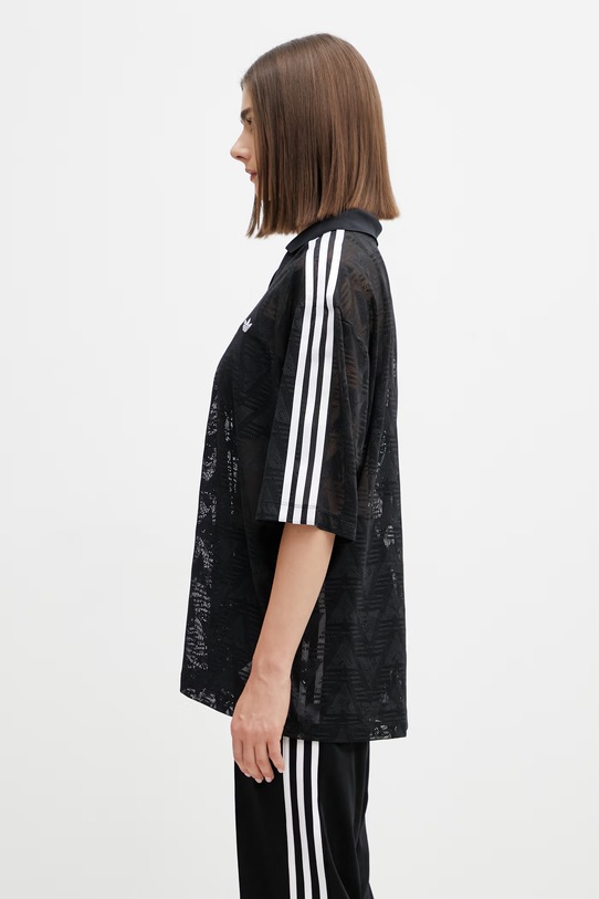 adidas Originals polo damskie KD0344 czarny SS26