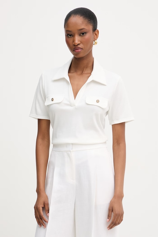 Morgan polo damskie biały DROSSO