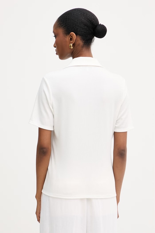 Odzież Morgan polo damskie DROSSO biały