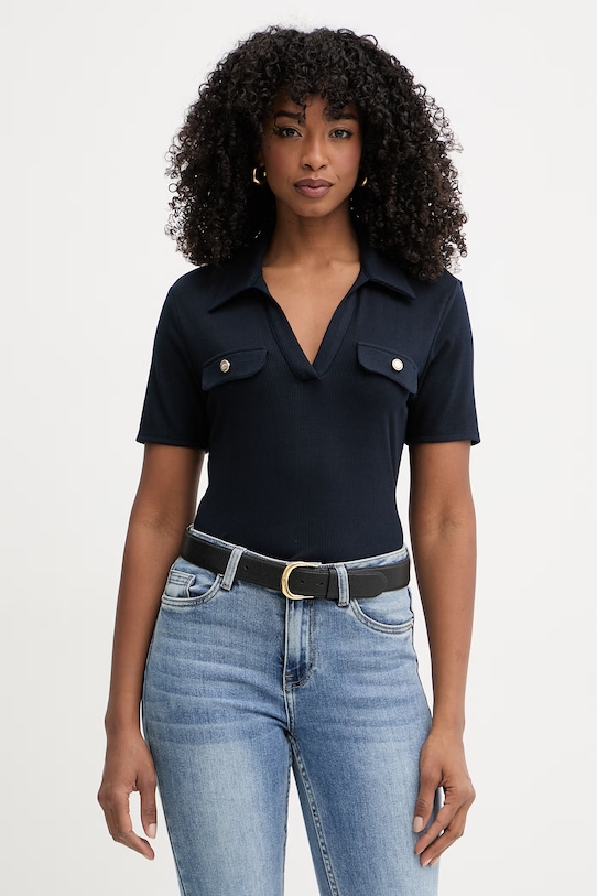 Morgan polo damskie granatowy DROSSO
