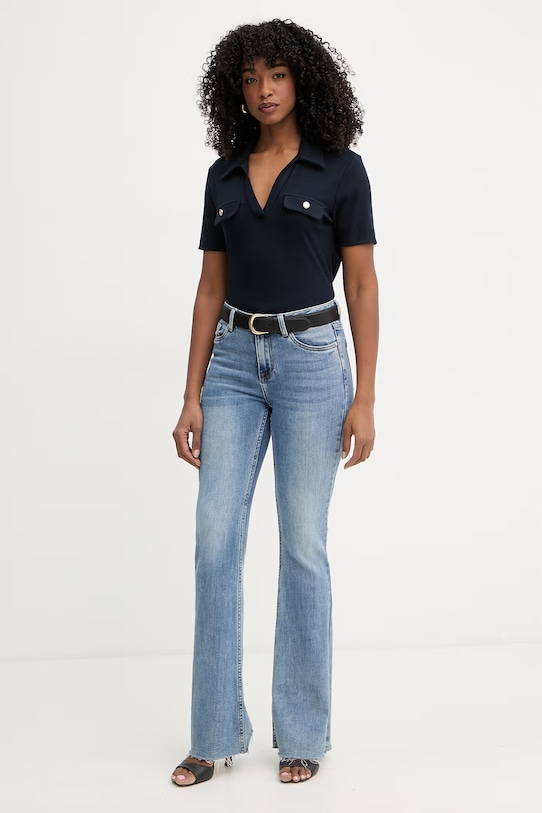 Morgan polo damskie DROSSO granatowy SS26