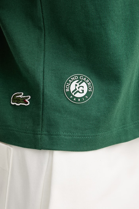 Lacoste tričko dámske bavlnené TF0585 zelená