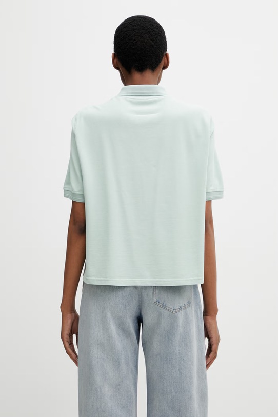 Îmbrăcăminte MM6 Maison Margiela polo pentru femei, din bumbac S62GL0034.M20220 verde