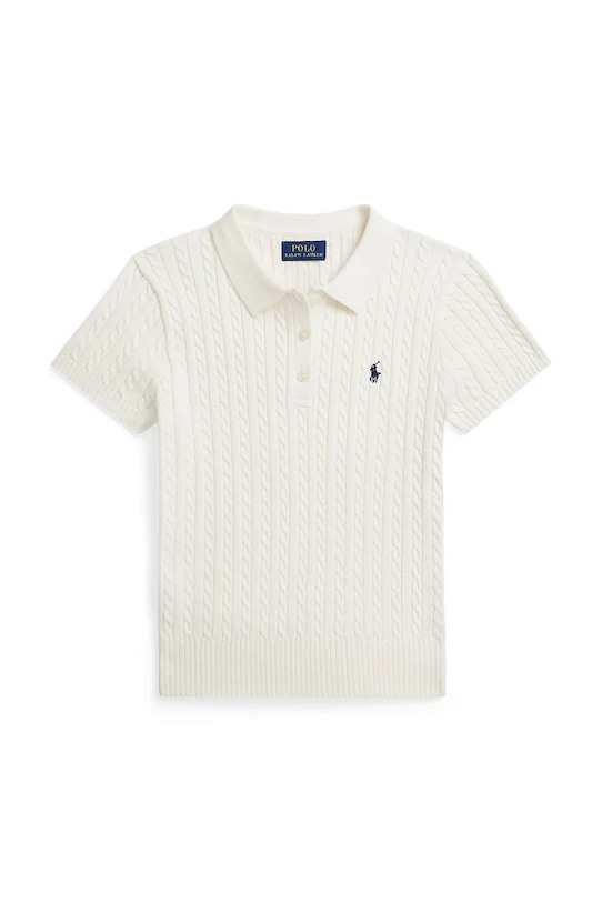 Polo Ralph Lauren polo bawełniane dziecięce bawełna biały 313935002501