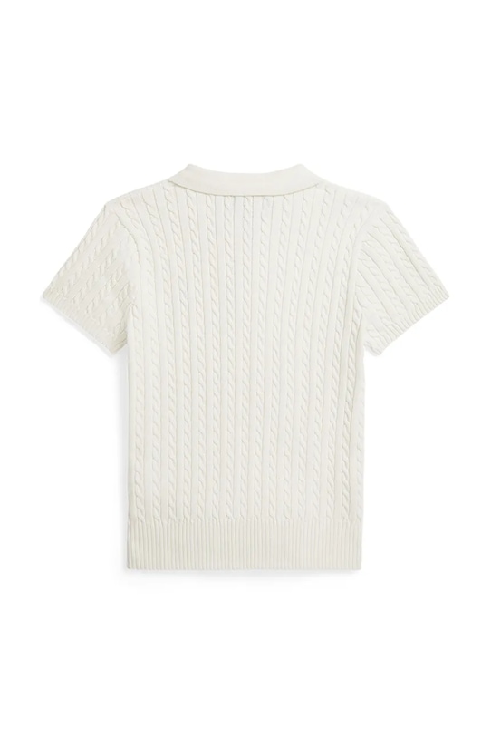 Polo Ralph Lauren polo bawełniane dziecięce 313935002501 biały SS26