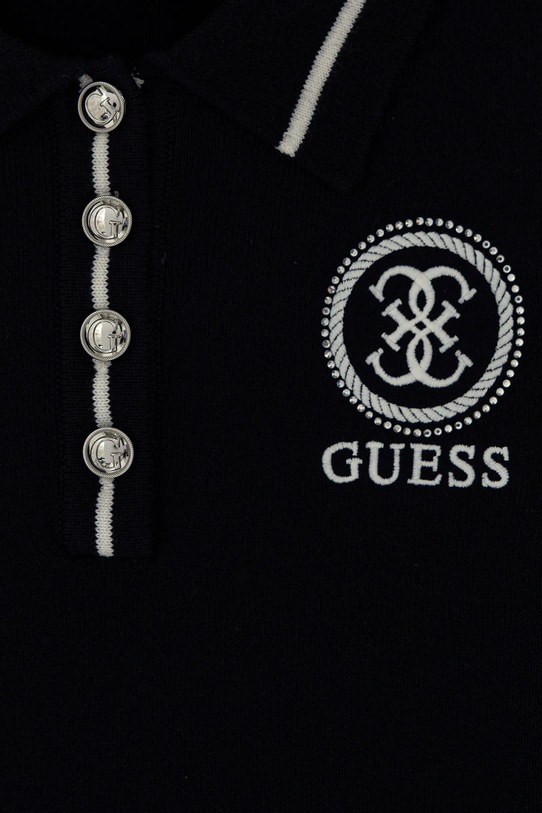 Dziewczynka Guess sweter dziecięcy J6RR05.Z5260.PPY2 granatowy